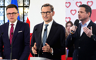 Sondaż prezydencki: Trzaskowski, Morawiecki i Hołownia z największym poparciem